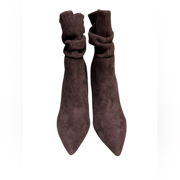 NWOT Marc Fisher LTD Rayya Slouch Mid Calf Bootie Wine 9 - Picture 2 of 8